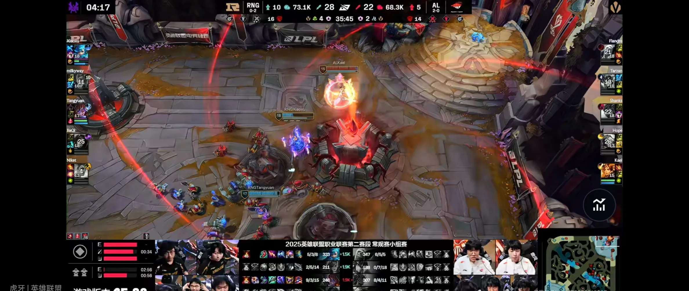 开云体育入口-RNG力克TES，Peanut团战一打五宿命之战小组赛，让粉丝疯狂欢呼